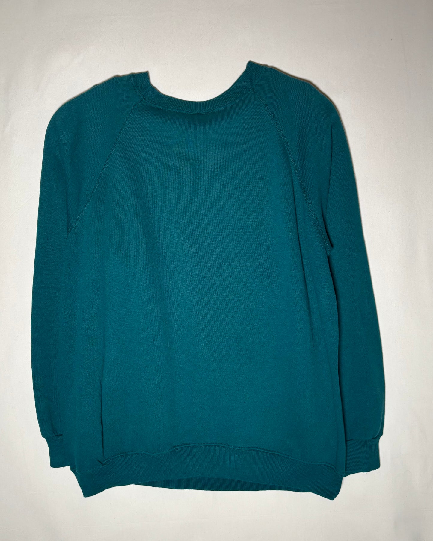 〈Hanes〉USA Made Raglan Sweatshirt Teal