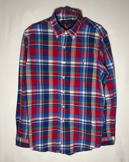 〈Ralph Lauren〉Multi Check Button Down Shirt