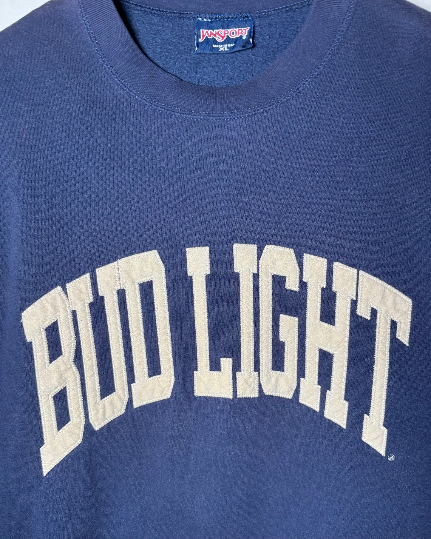 USA Made〈JANSPORT〉BUD LIGHT Logo Sweatshirt