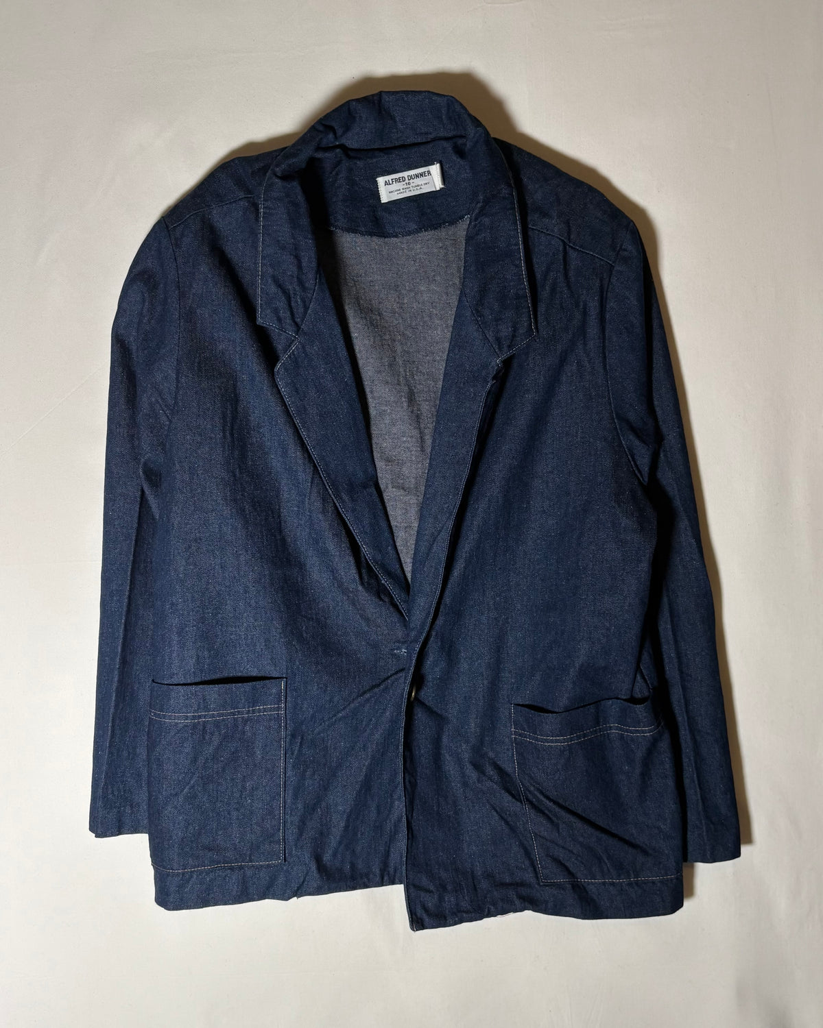 90’s ALFRED DUNNER デニム テーラードジャケット Made in USA