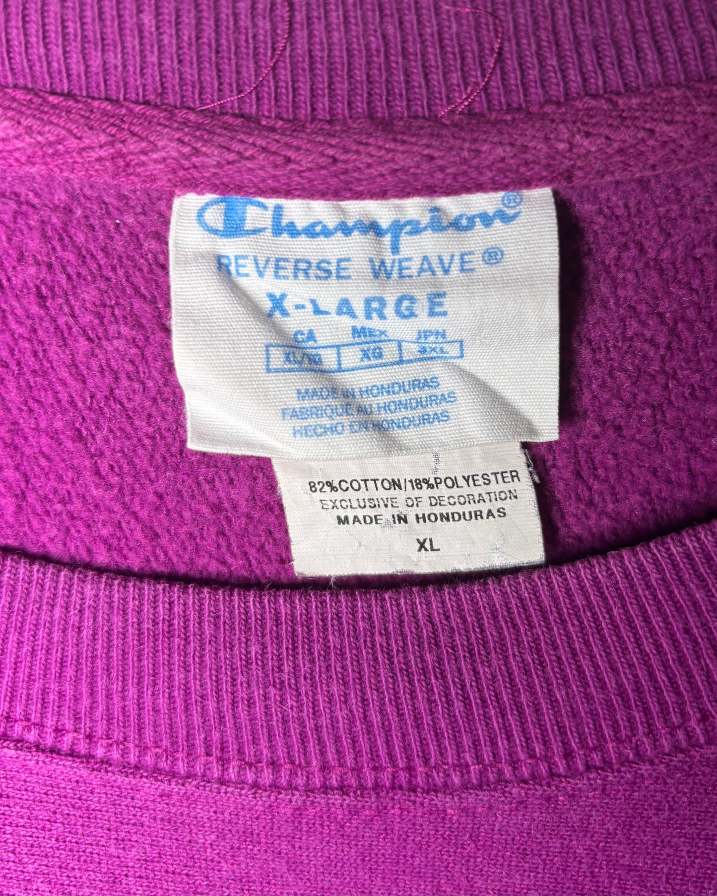 〈Champion〉Reverse Weave Sweatshirt Magenta