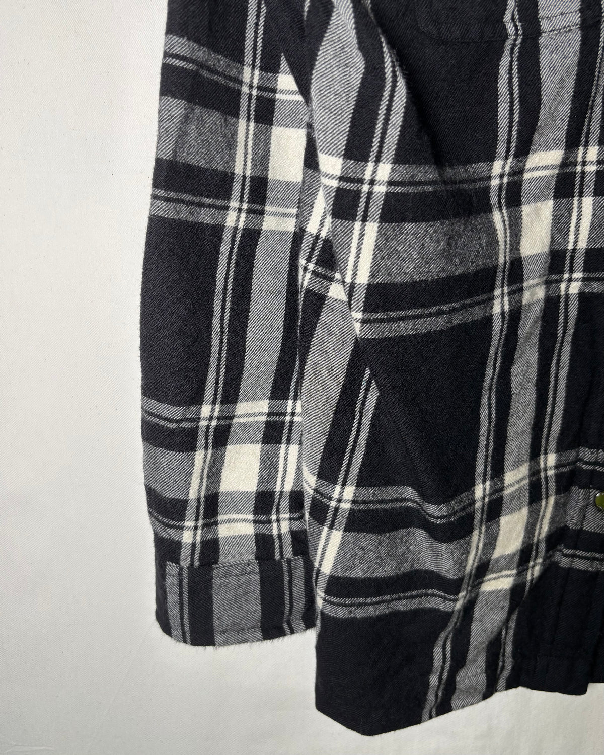Lauren Ralph Lauren ブラック ウール チェック シャツジャケット 商品画像 5