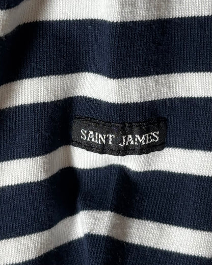 〈SAINT JAMES〉 L'Atelier Breton Stripe Long Sleeve Shirt Made in France