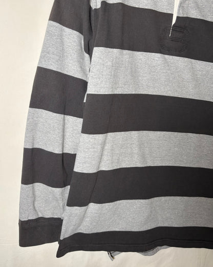 〈Polo by Ralph Lauren〉Oversized Stripe Rugby Shirt XXL