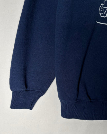 〈Hanes〉 Motorola “Freedom” Space Station Raglan Sweatshirt Made in USA