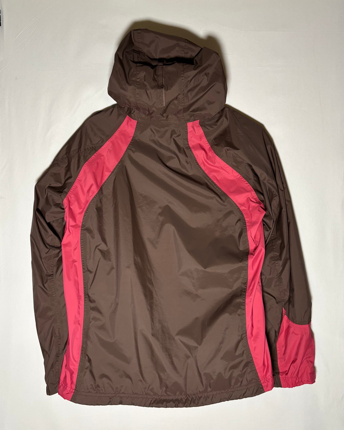 〈Columbia〉Women’s Two-Tone Hooded Shell Jacket Brown × Pink