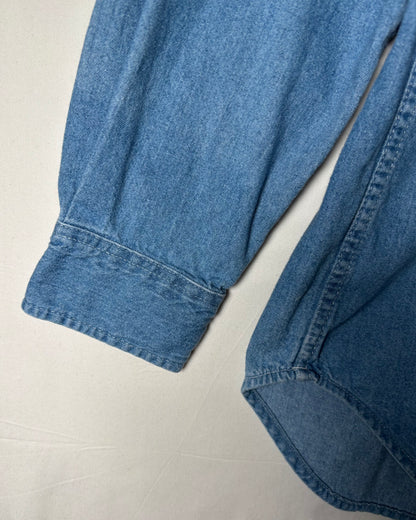 〈Planet Hollywood〉 Orlando Embroidered Denim Button-Down Shirt