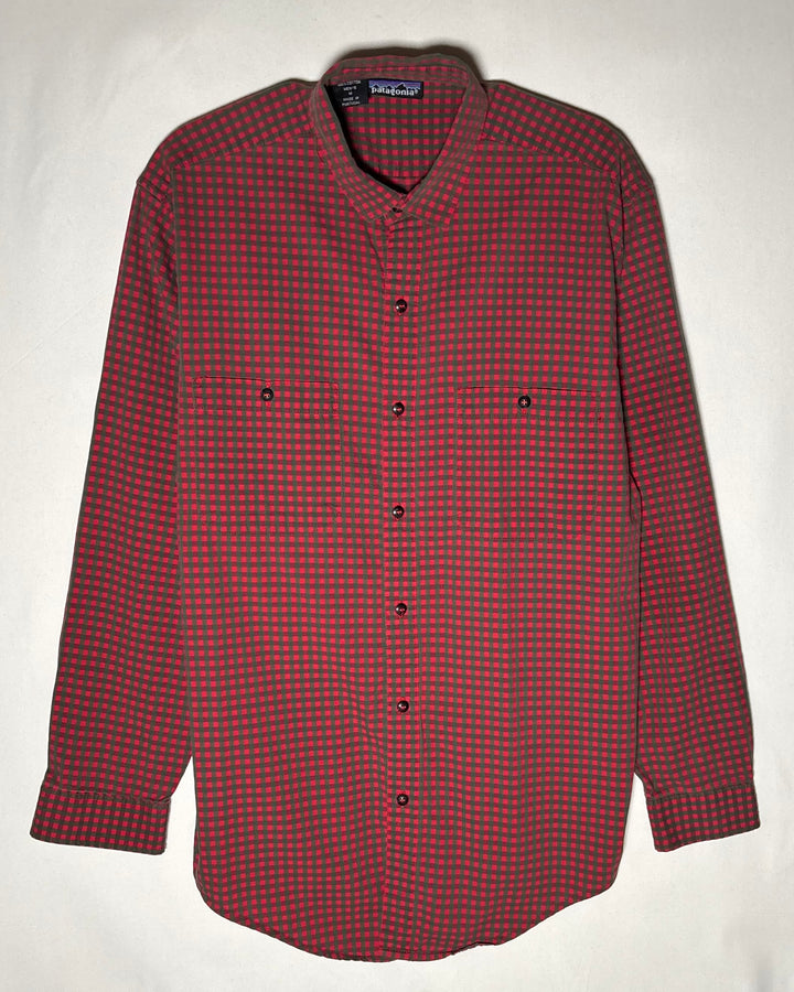 〈Patagonia〉 Cotton Check Shirt Red Green Made in Portugal