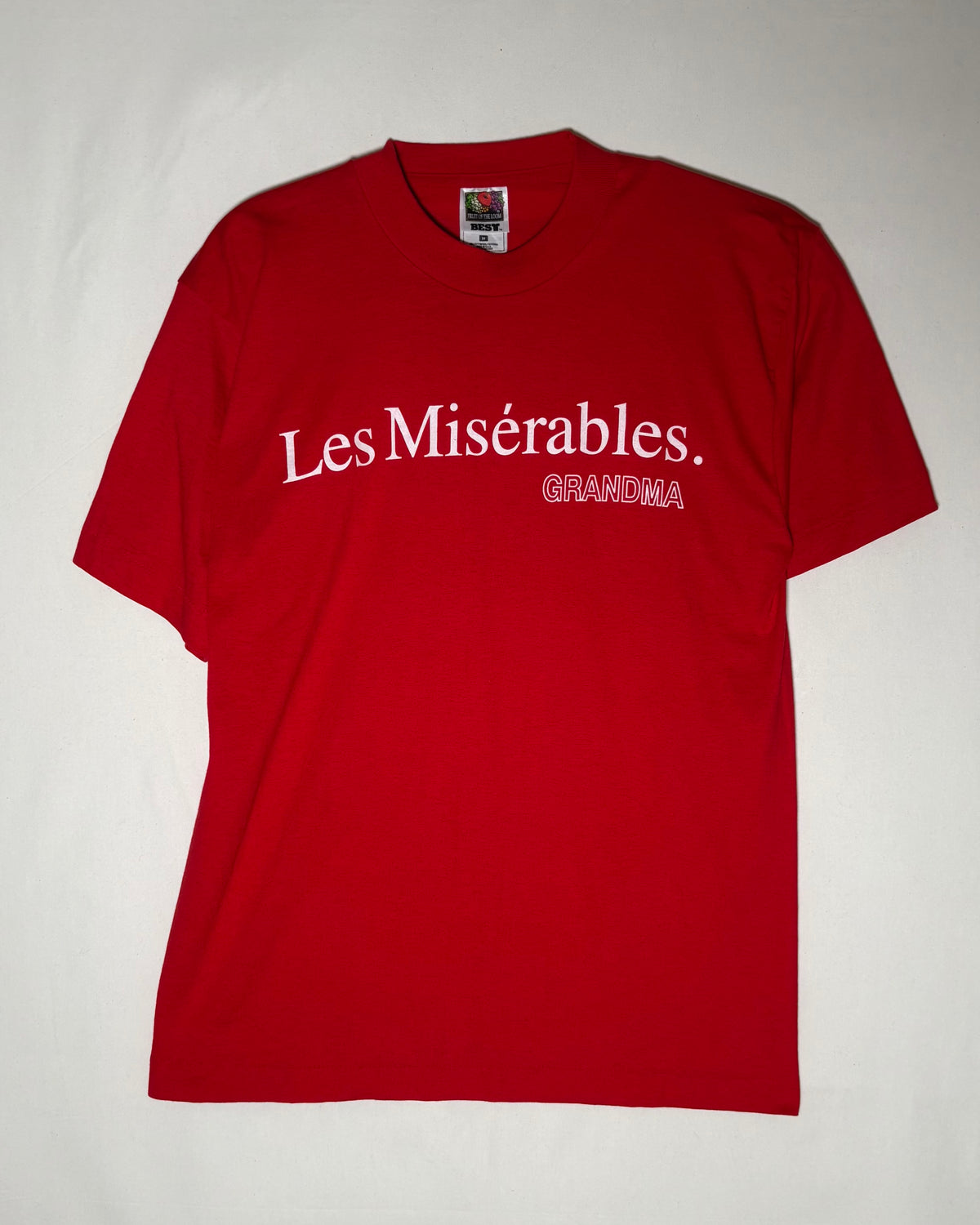 FRUIT OF THE LOOM Les Misérables GRANDMA プリントTシャツ Made in USA