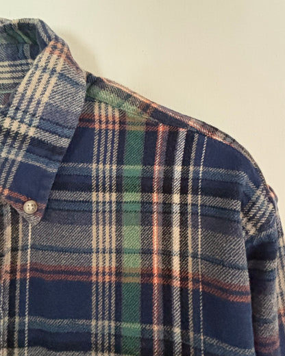 〈Ralph Lauren〉Classic Fit Plaid Flannel Shirt / L