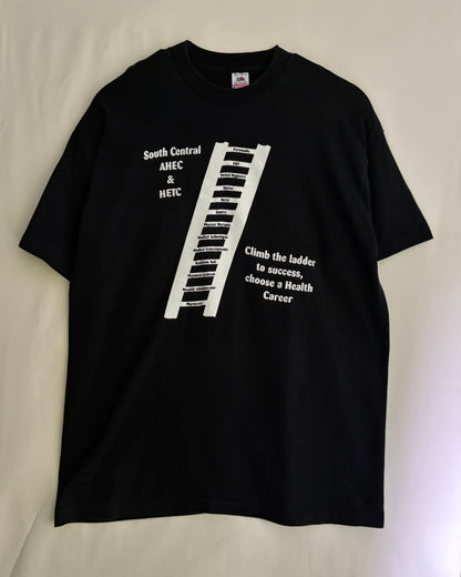 〈FRUIT OF THE LOOM〉 "South Central AHEC & HETC" Print T-Shirt USA Made