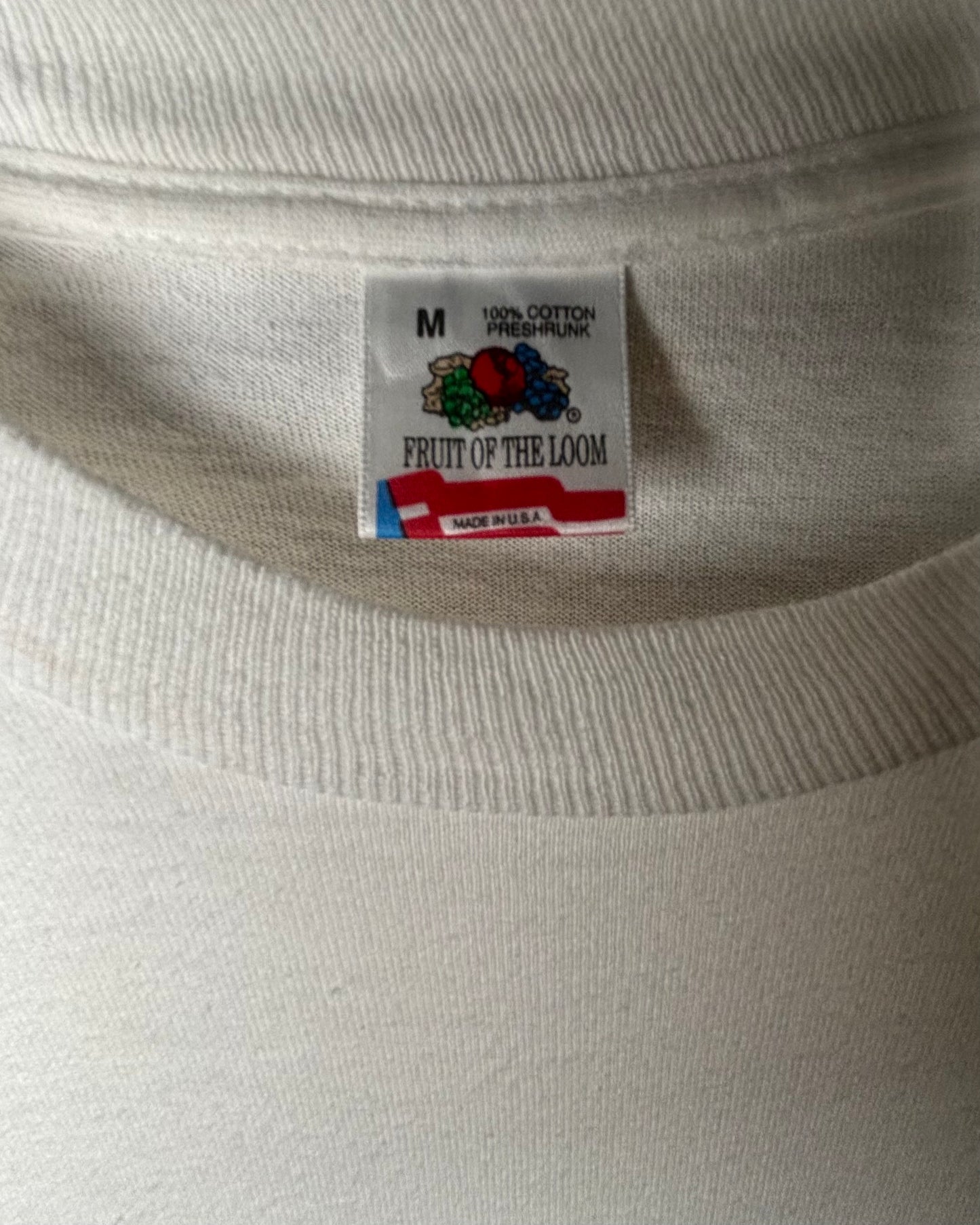 1990s FRUIT OF THE LOOM Print T-Shirt Made in USA