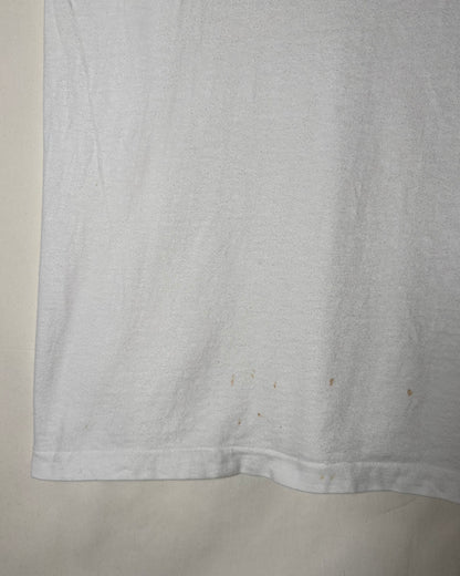 SAFETY PRIORITY ONE! Print T-Shirt / White
