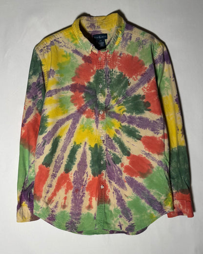 〈Ralph Lauren〉 Tie-Dye Button-Down Shirt Multi Color
