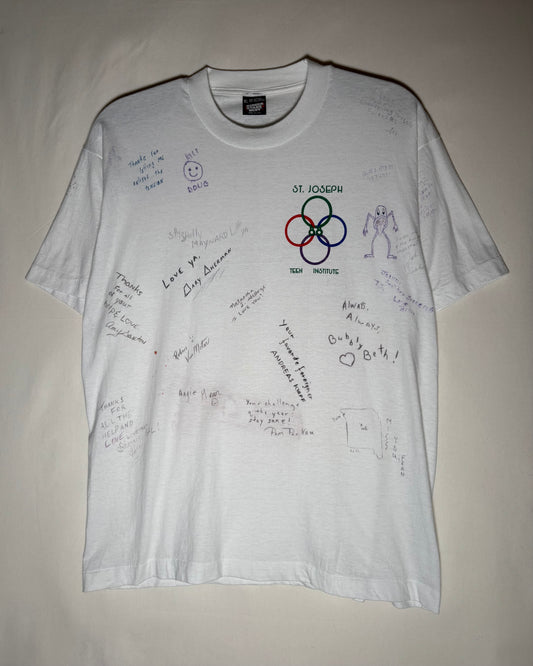 SCREEN STARS BEST メッセージプリントTシャツ Made in USA