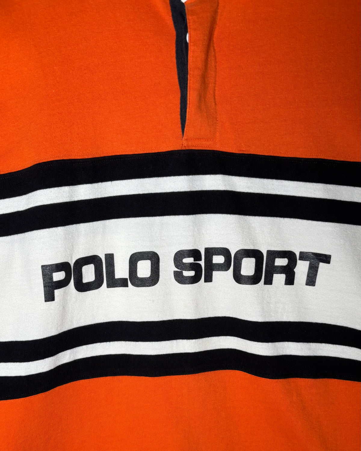 〈Polo Sport Ralph Lauren〉 Color Block Rugby Shirt Orange