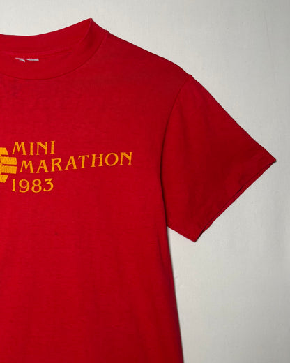 〈Hanes Beefy-T〉1983Albuquerque Mini Marathon Print T-Shirt