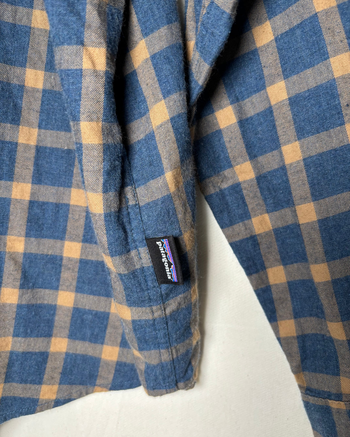 〈Patagonia〉 Organic Cotton Plaid Shirt Blue × Beige XXL