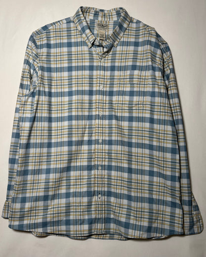 〈L.L.Bean〉Plaid Button-Down Shirt