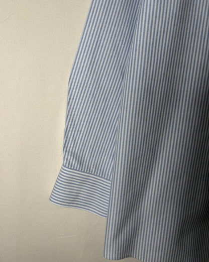 〈L.L.Bean〉 Striped Oxford Button Down Shirt Blue