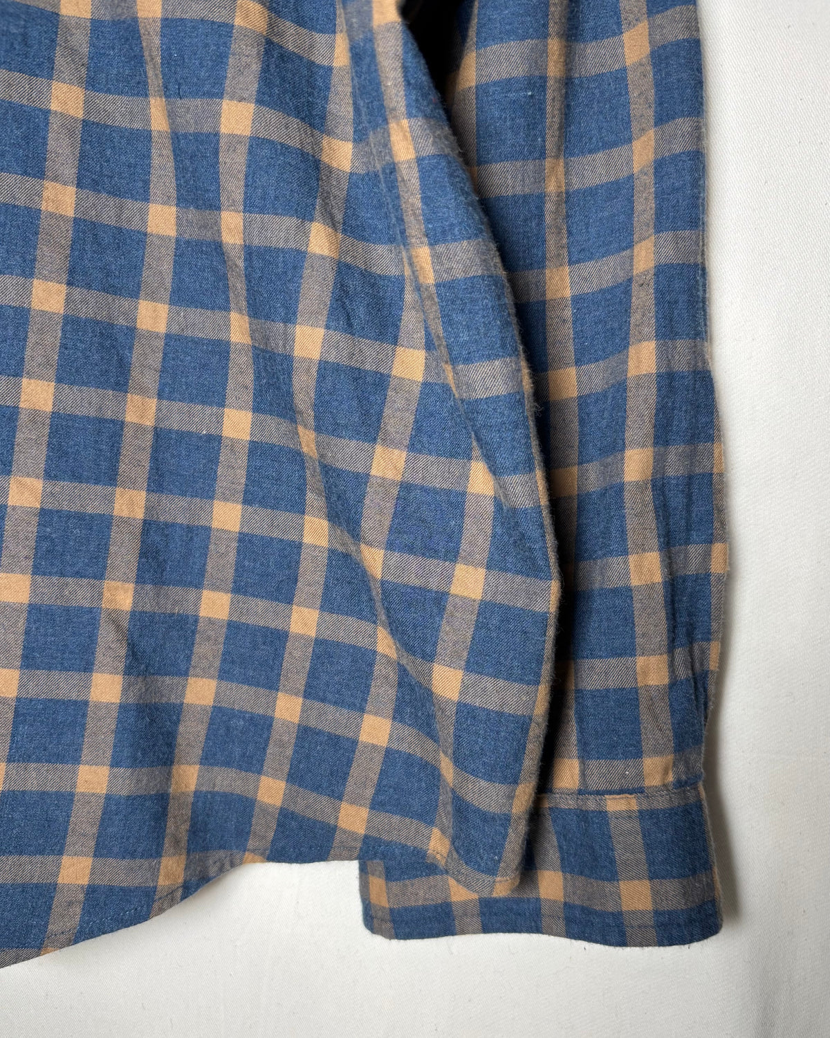 〈Patagonia〉 Organic Cotton Plaid Shirt Blue × Beige XXL