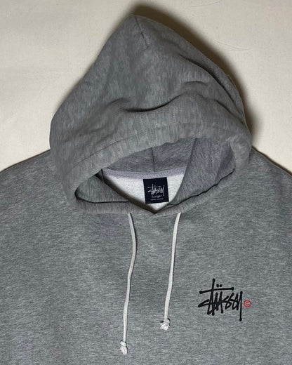 〈Stüssy〉 Stock Logo Pullover Hoodie Made in USA