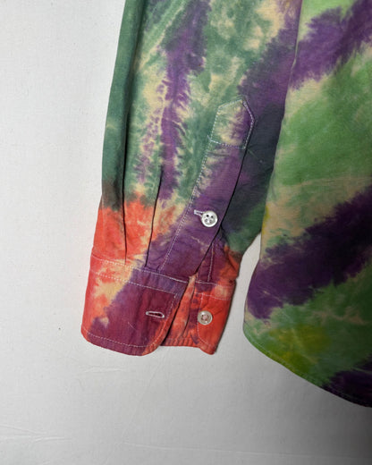 〈Ralph Lauren〉 Tie-Dye Button-Down Shirt Multi Color
