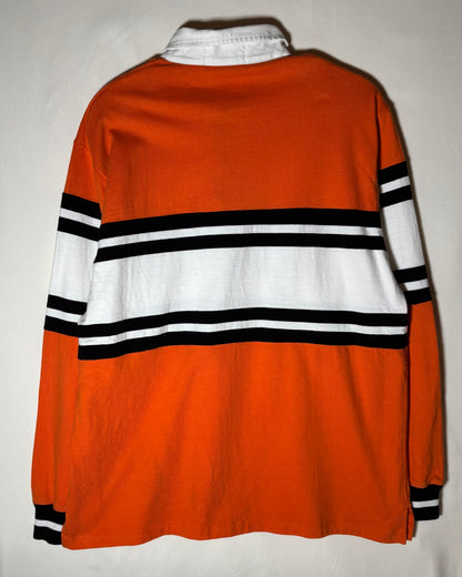〈Polo Sport Ralph Lauren〉 Color Block Rugby Shirt Orange