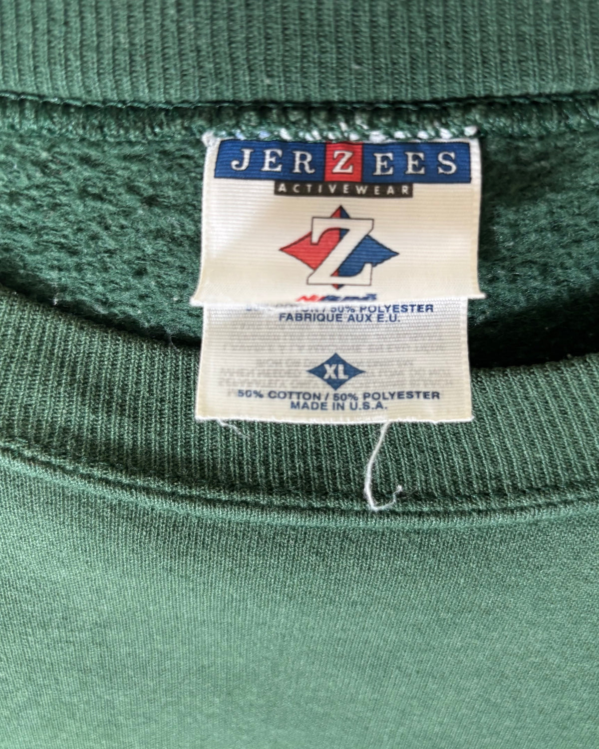 〈JERZEES〉 Ness Elementary Dragon Print Sweatshirt Made in USA