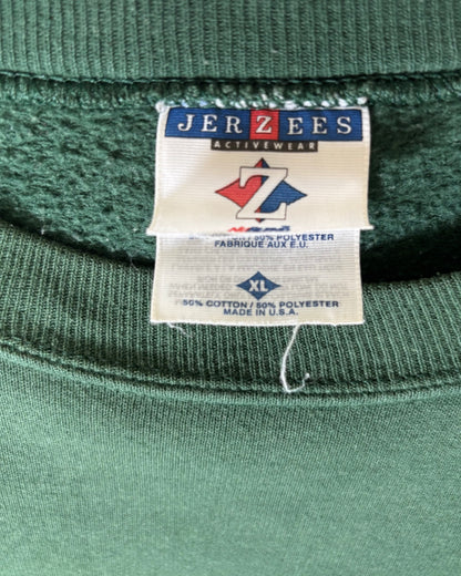 〈JERZEES〉 Ness Elementary Dragon Print Sweatshirt Made in USA