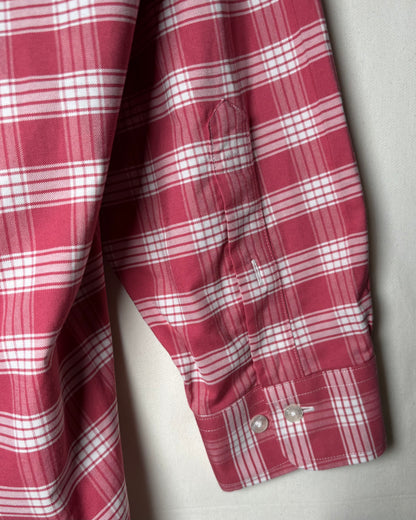 〈Brooks Brothers〉 Regent Fit Plaid Button-Down Shirt Red