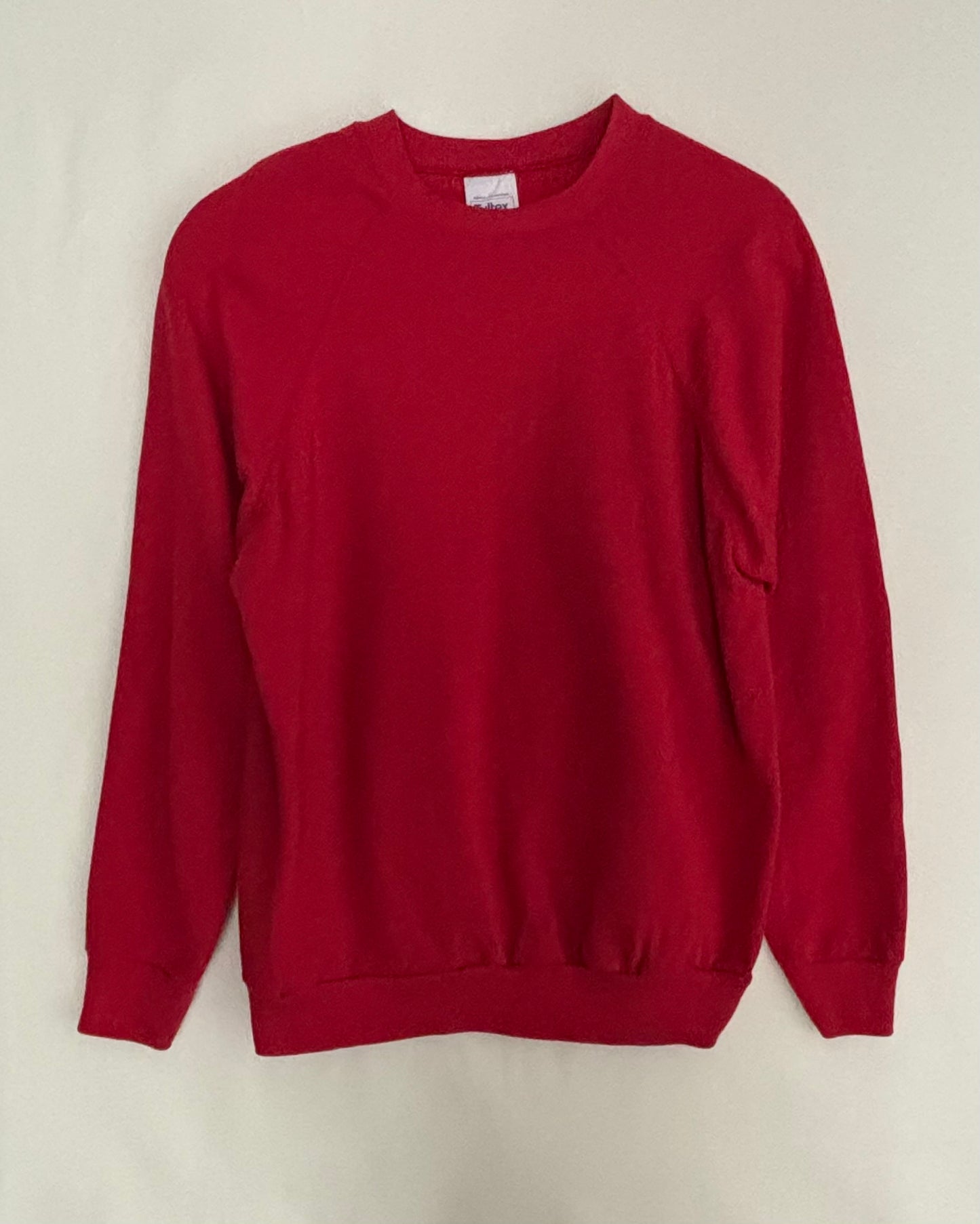 USA Made Raglan Sweatshirt Red