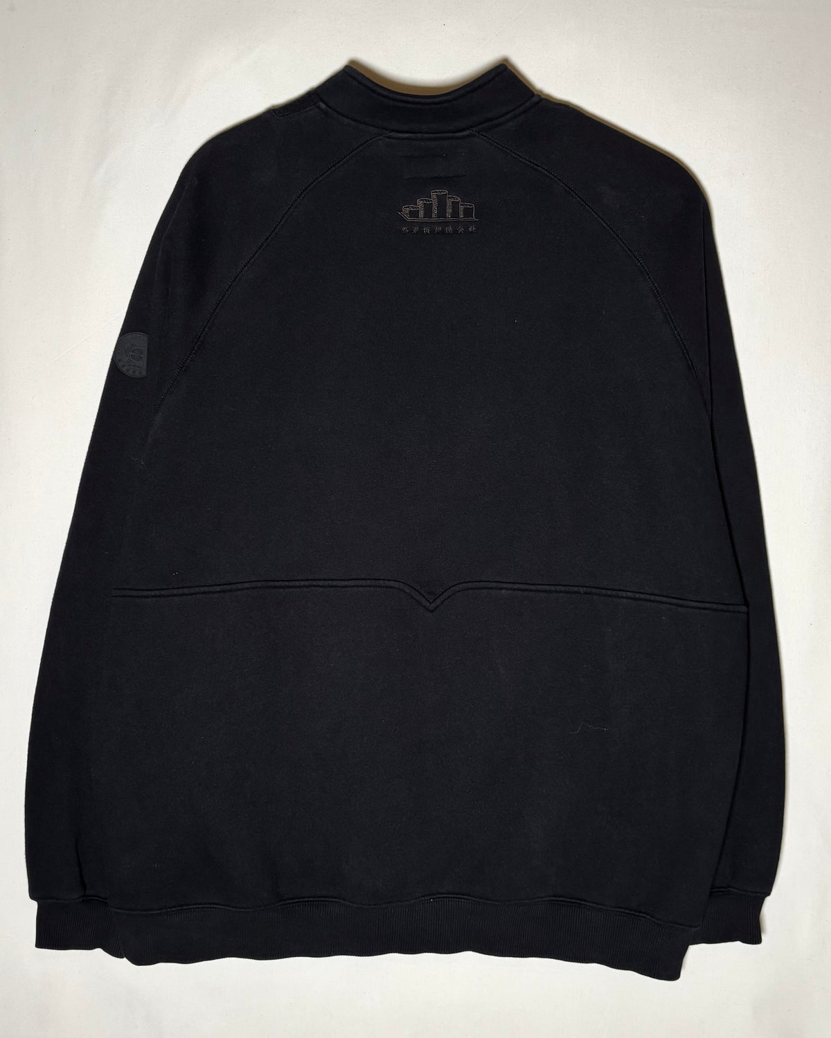 Evisen Skateboards ブラック マルチポケット ハーフジップスウェット 商品画像 4