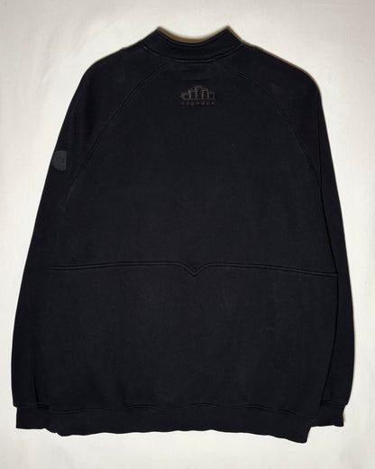 Evisen Skateboards ブラック マルチポケット ハーフジップスウェット 商品画像 4