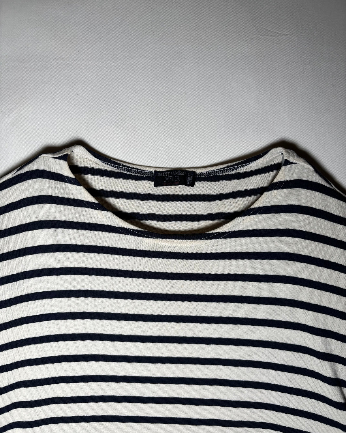 〈SAINT JAMES〉 L'Atelier Breton Stripe Long Sleeve Shirt Made in France