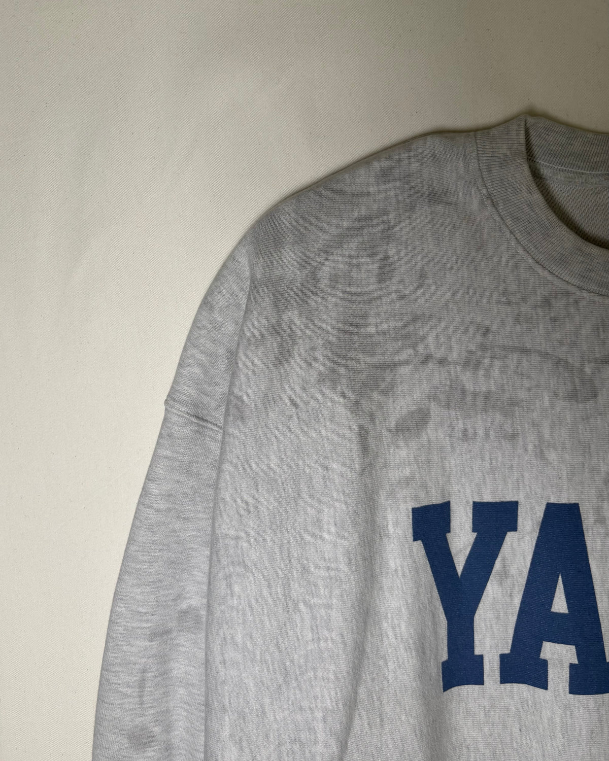Yale Collegiate Oversized Sweatshirt Gray