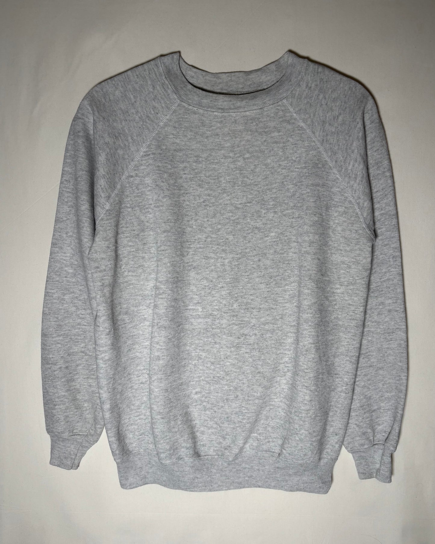 USA Made Heather Gray Raglan Sweatshirt