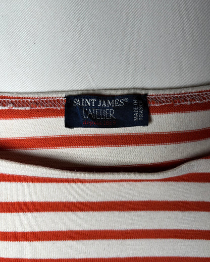 〈SAINT JAMES〉 L'Atelier Breton Stripe Long Sleeve Shirt Made in France