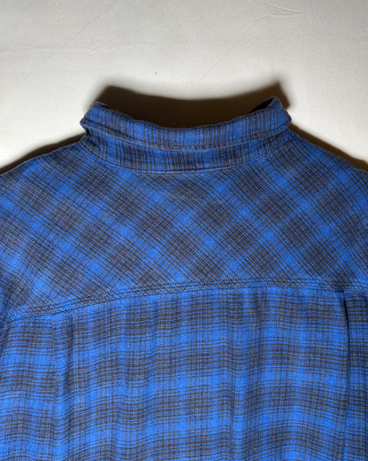 WOOLRICH ブルー チェック コットン ワークシャツ 商品画像 9