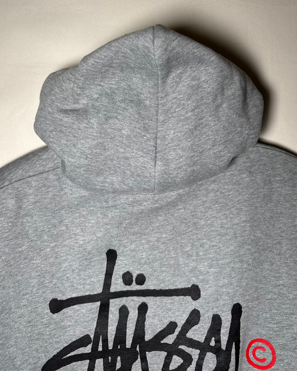 〈Stüssy〉 Stock Logo Pullover Hoodie Made in USA
