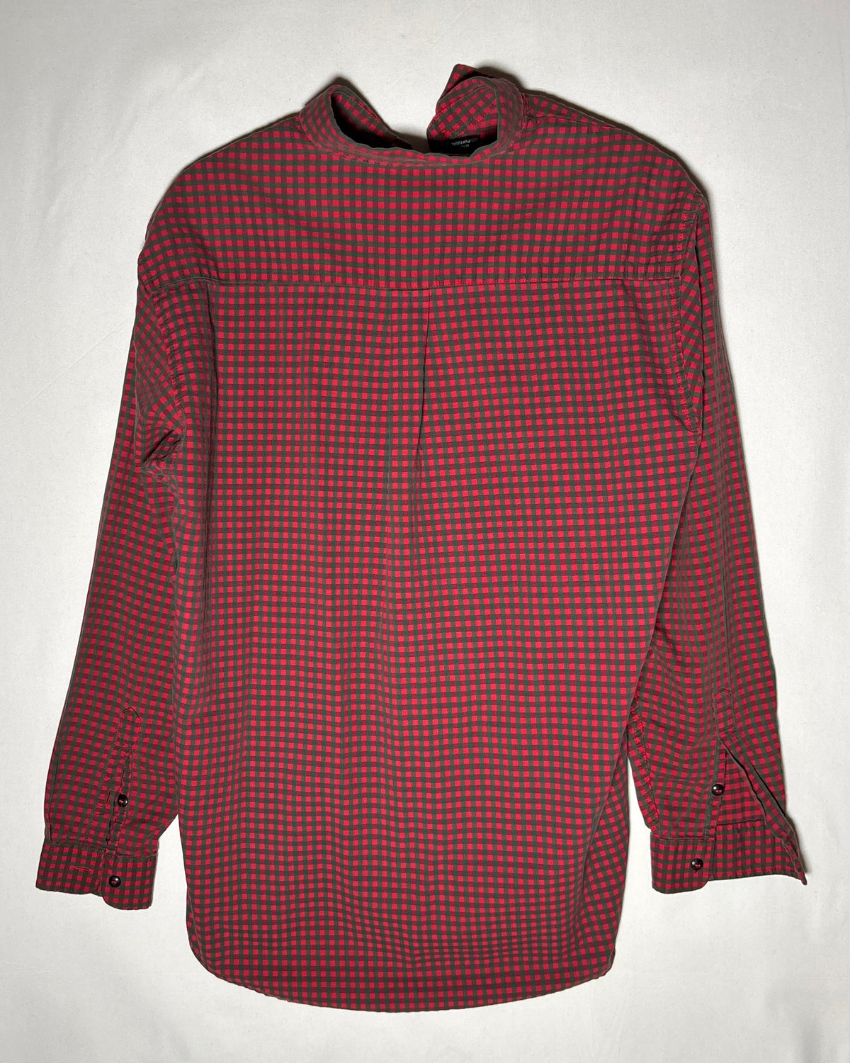 〈Patagonia〉 Cotton Check Shirt Red Green Made in Portugal