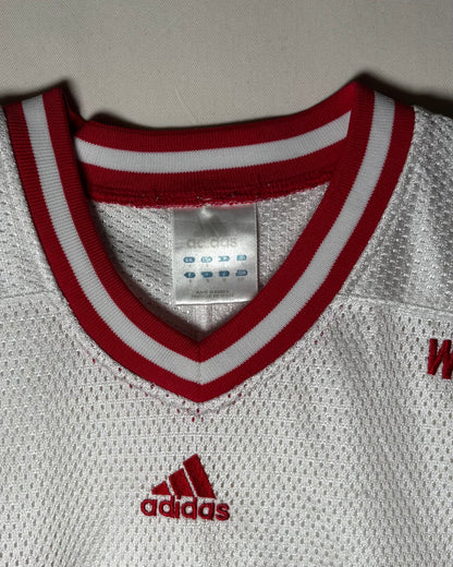 〈adidas〉 Wisconsin WCHA Hockey Jersey Made in Korea