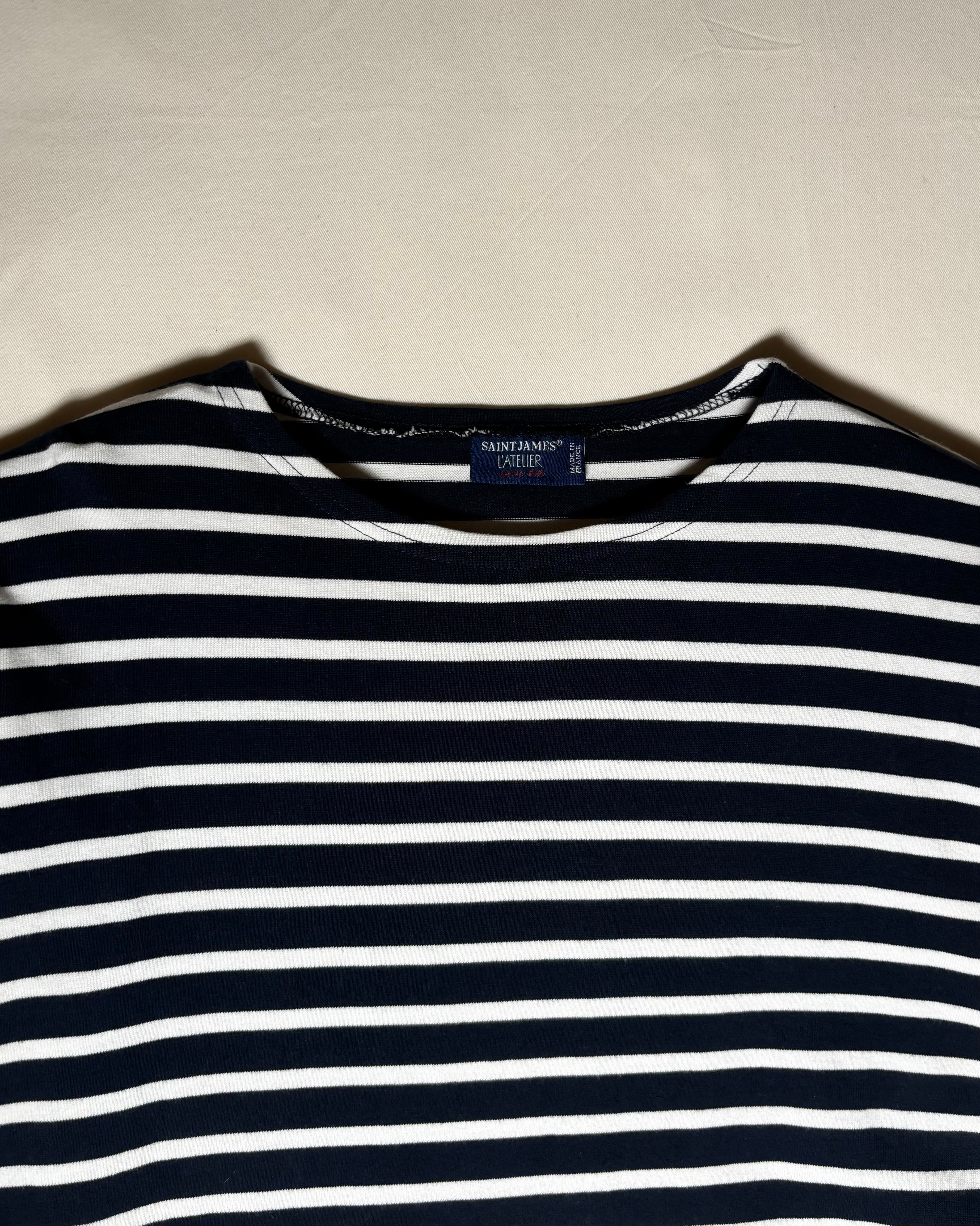 SAINT JAMES〉 L'Atelier Breton Stripe Shirt Made in France | nil