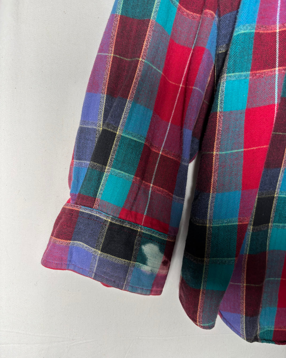 Woolrich レッド ティール チェック ボタンダウンシャツ 商品画像 4