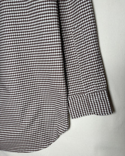 〈Brooks Brothers〉 Makers Milano Gingham Button-Down Shirt Made in USA