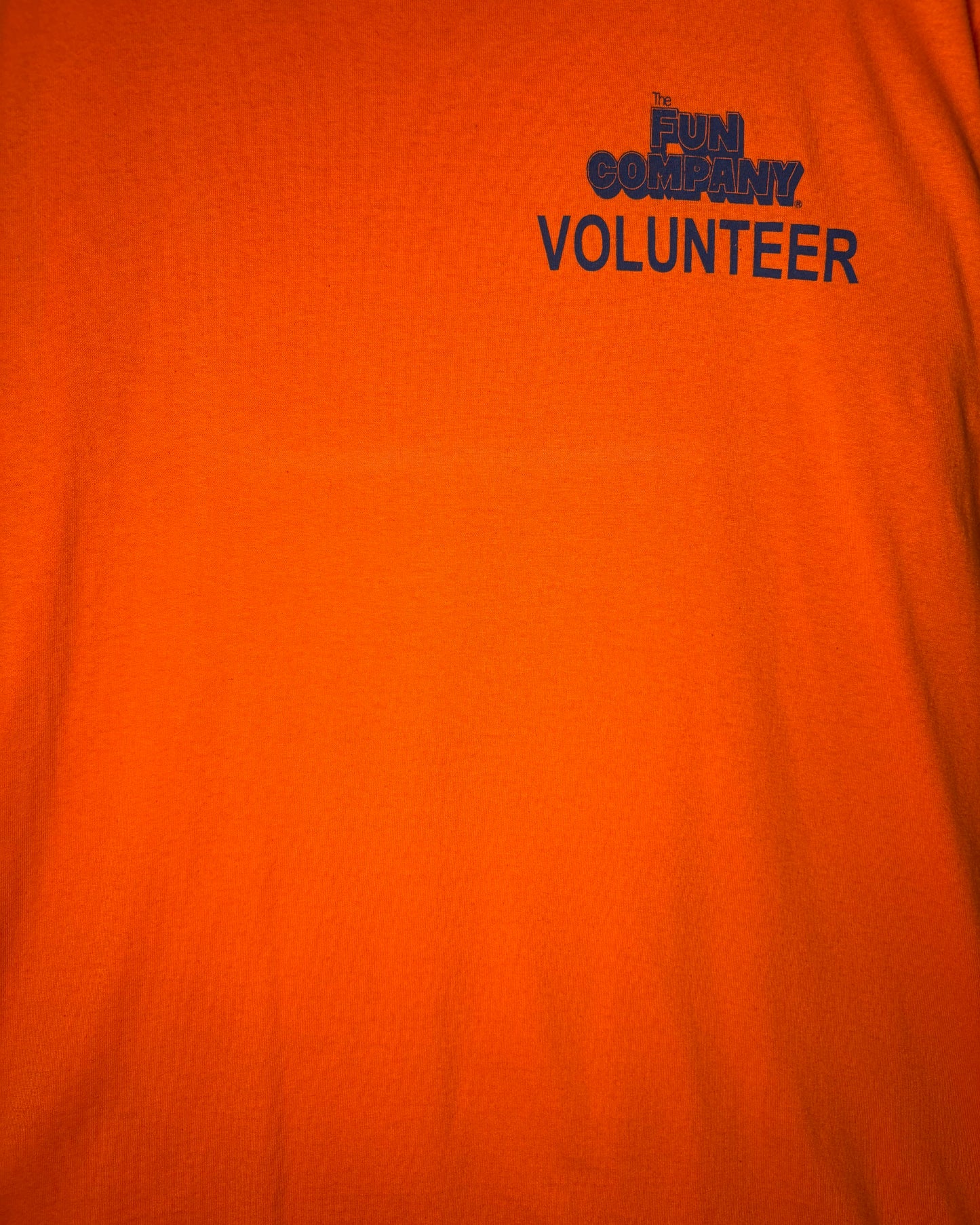 〈ONEITA〉The Fun Company Volunteer Print T-Shirt Orange