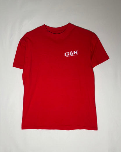 90’s GAB Sports Shock プリントTシャツ Made in USA