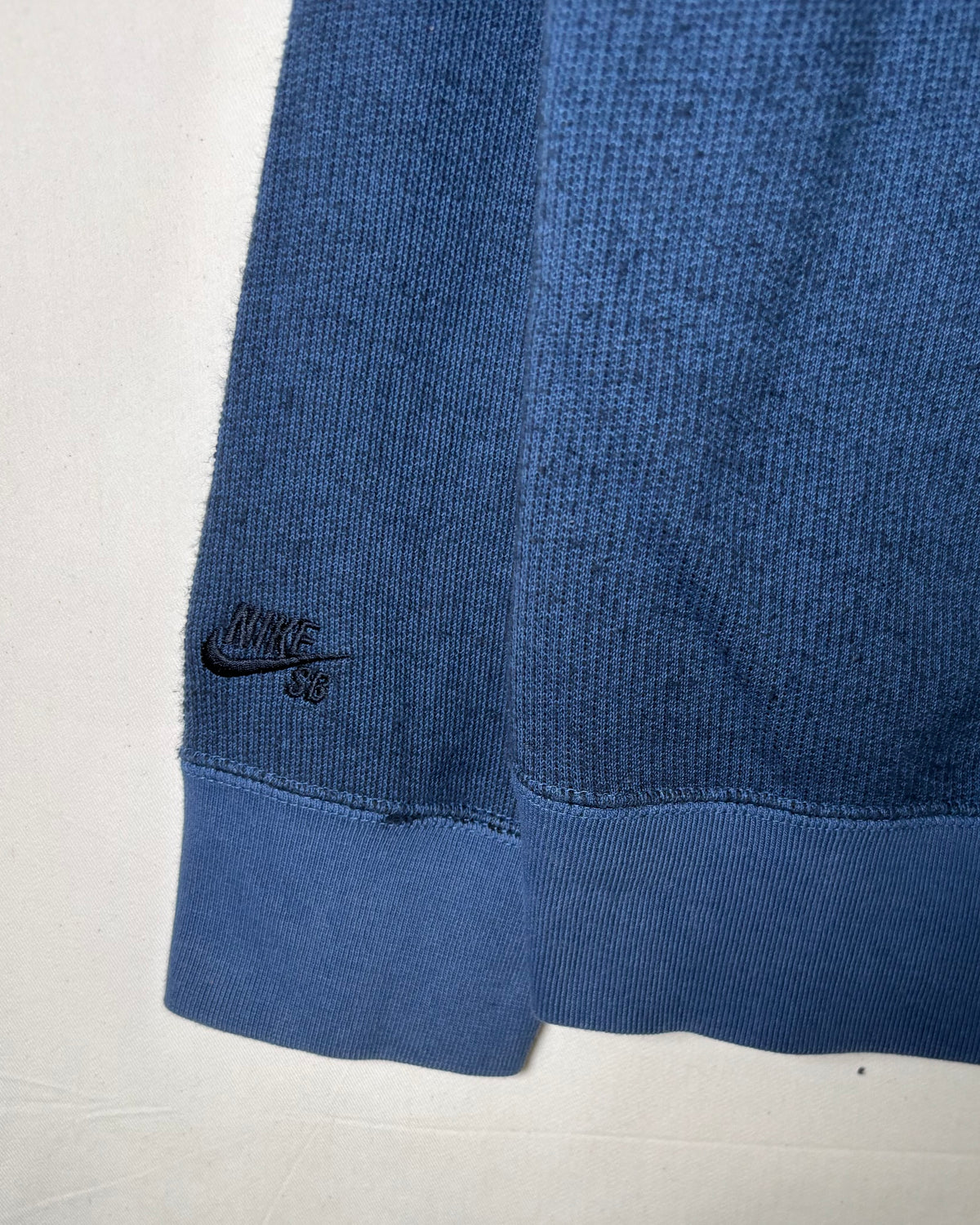 〈Nike SB〉 Two Tone Panel Pocket Crewneck Sweatshirt Blue