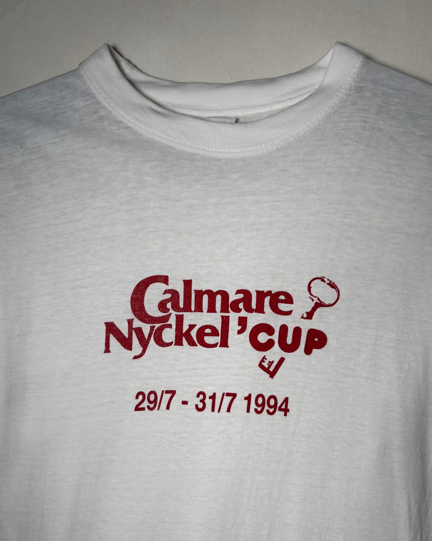 1994 Calmare Nyckel’cup Event Print T-Shirt / White