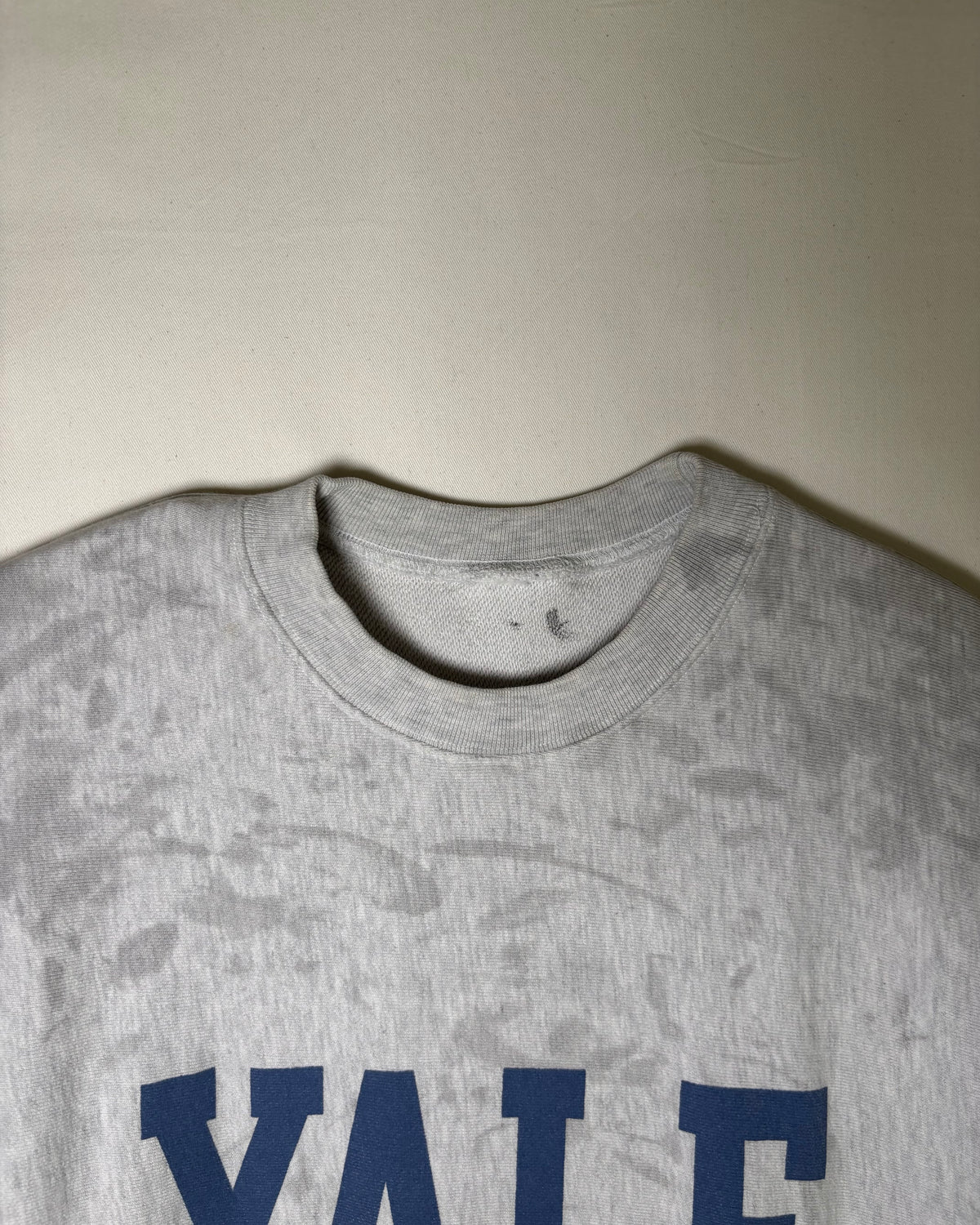 Yale Collegiate Oversized Sweatshirt Gray